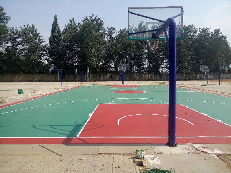 塑胶篮球场 无极全民健身中心